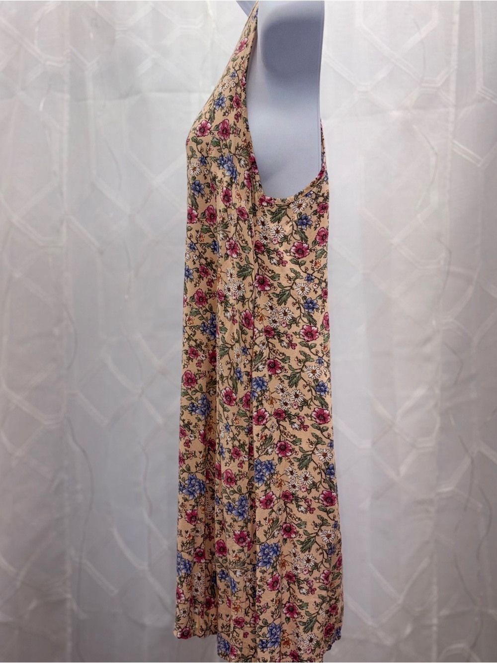 Forever 21 Floral Print Y2K Vintage Grunge Tank Summer Dress Cottagecore Size S - Picture 2 of 7
